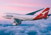 vol direct londres perth qantas
