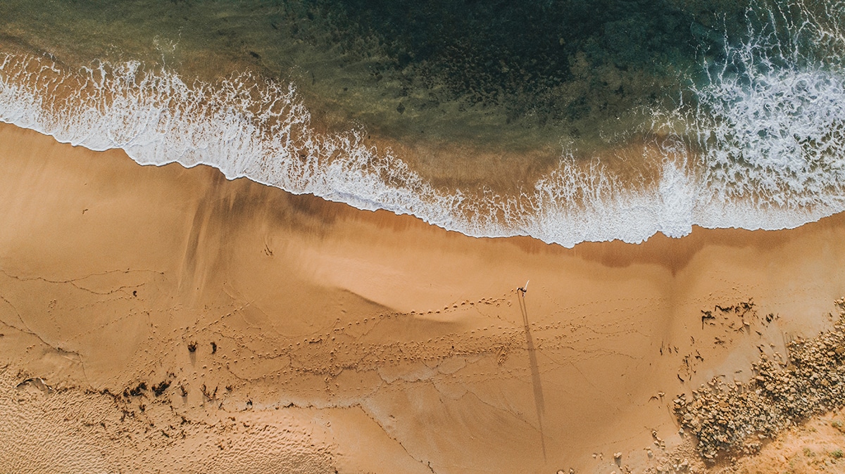 Plage de la Great Ocean Road en Australie