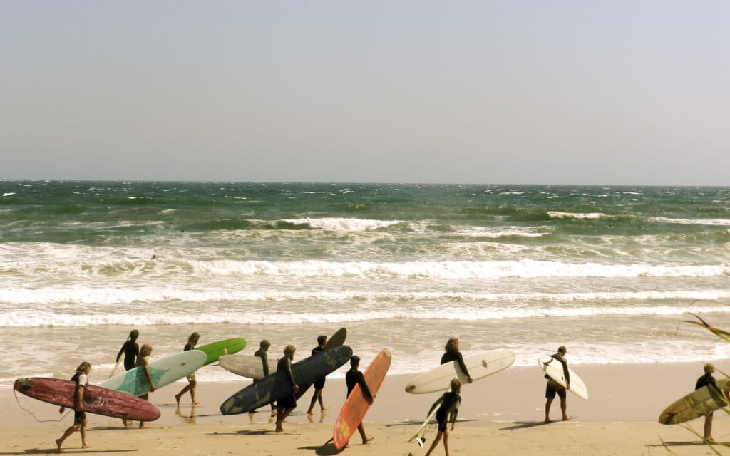 surfer à Byron Bay NSW