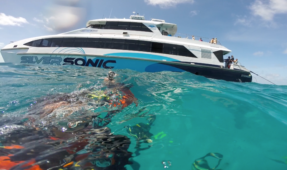 croisière avec Silversonic sur la grande barrière 