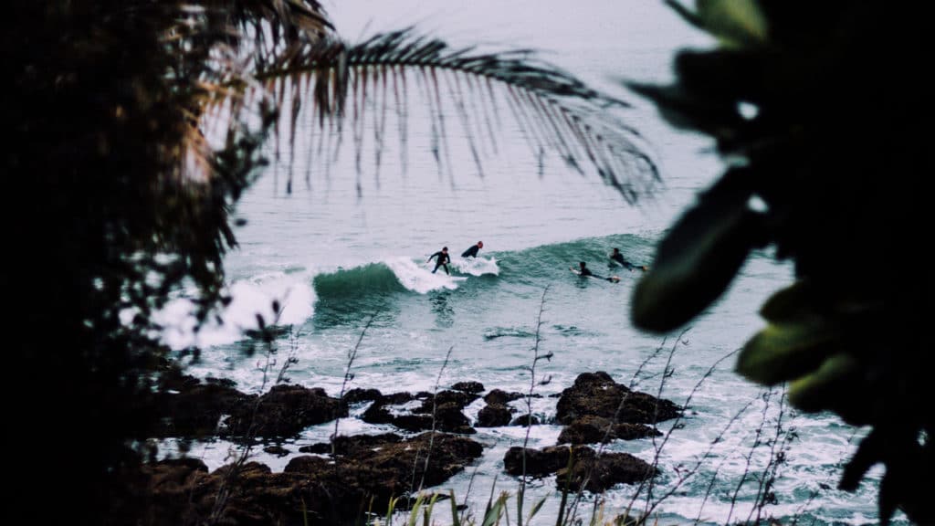 surfeurs à Margaret River en Western Australia