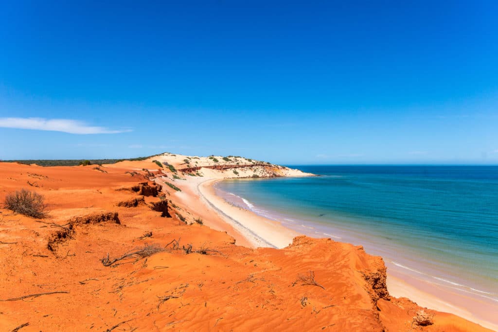 Plage du nord de l'australie, bercée par un climat tropical