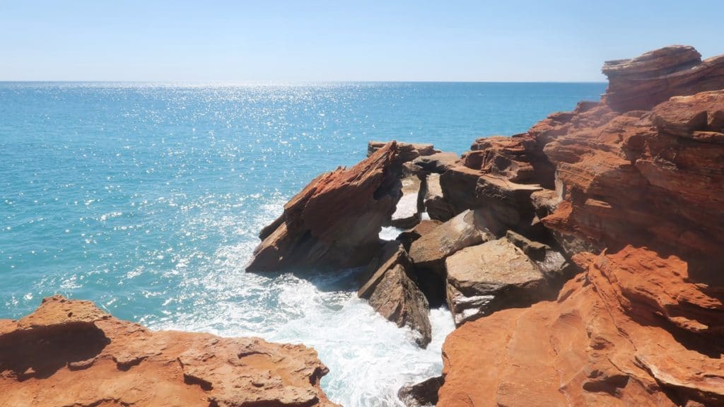 Falaises en bord de mer à Broome