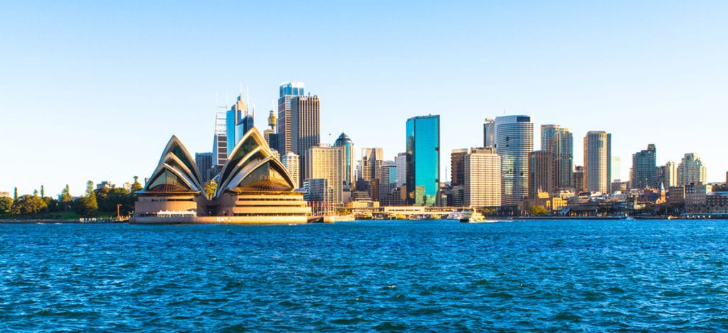 vue d'ensemble des immeubles de la ville de sydney en australie