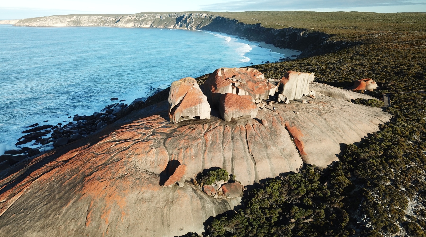 Les rochers célèbres de Kangourou Island en Australie du sud