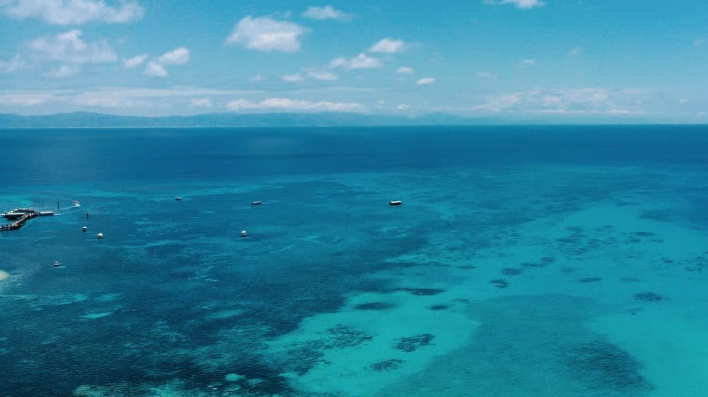 vue de la grande barrière de corail en australie