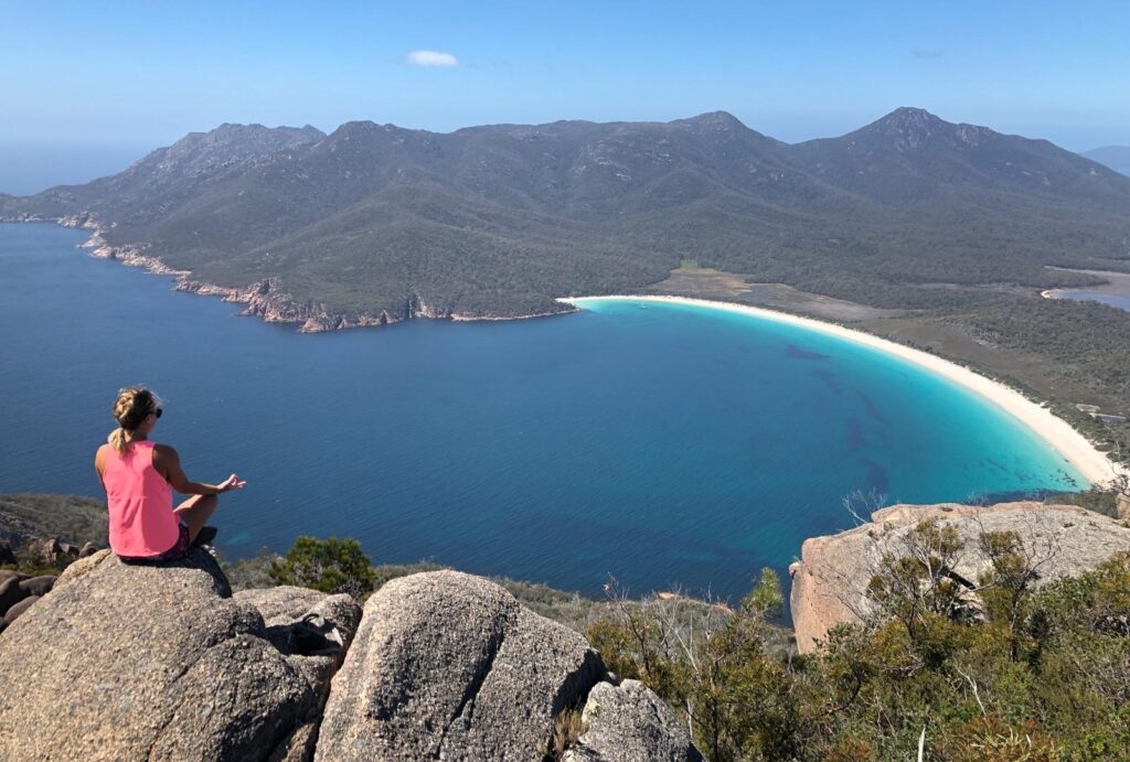 Wineglass bay en Tasmanie