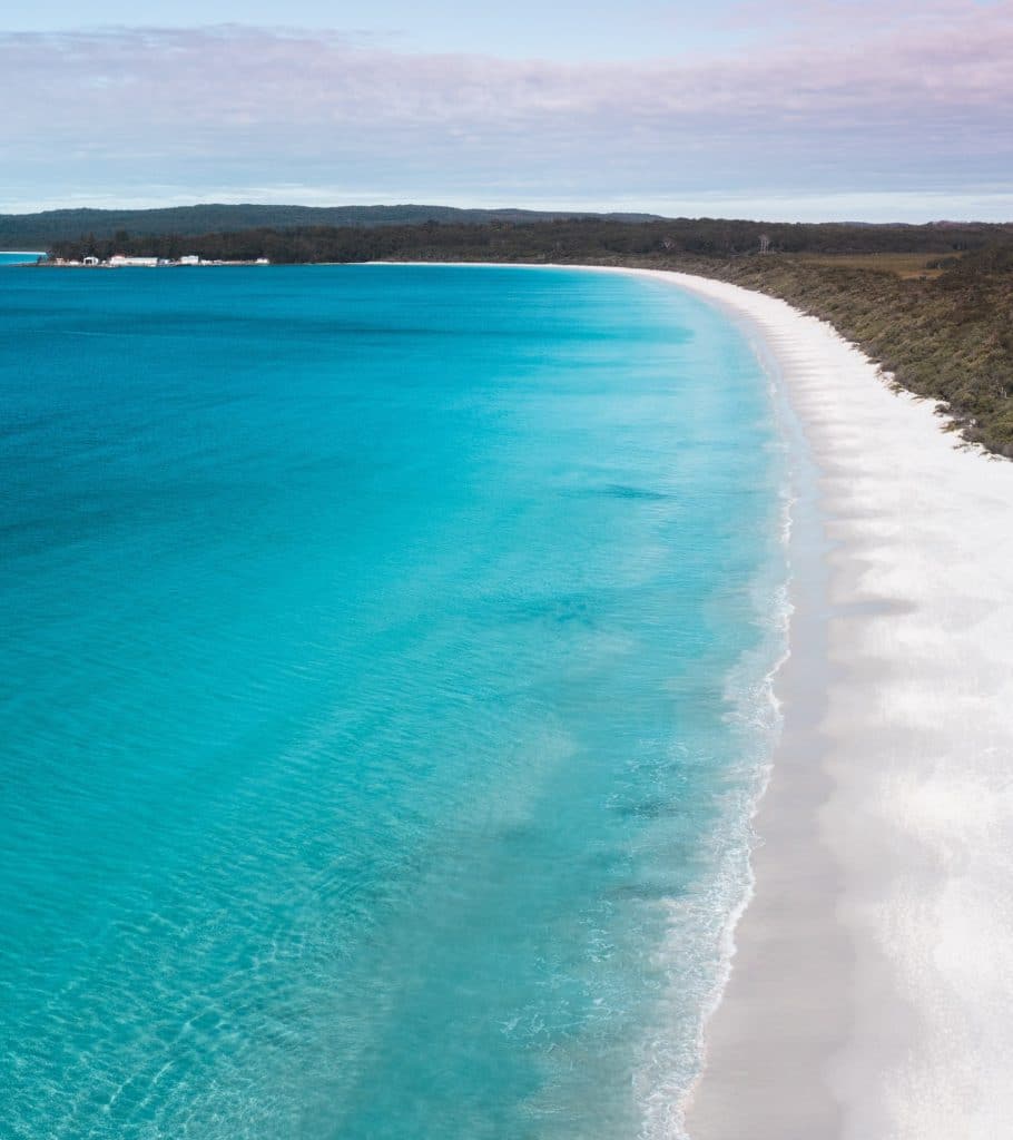 Plage de Hyams Beach à Jervis Bay en Australie