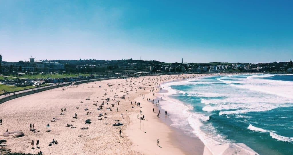 plage de bondi beach à Sydney en Australie