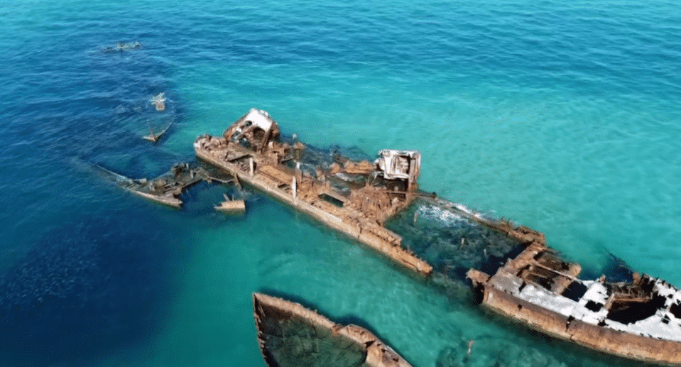 Moreton Island dans le Queensland en Australie