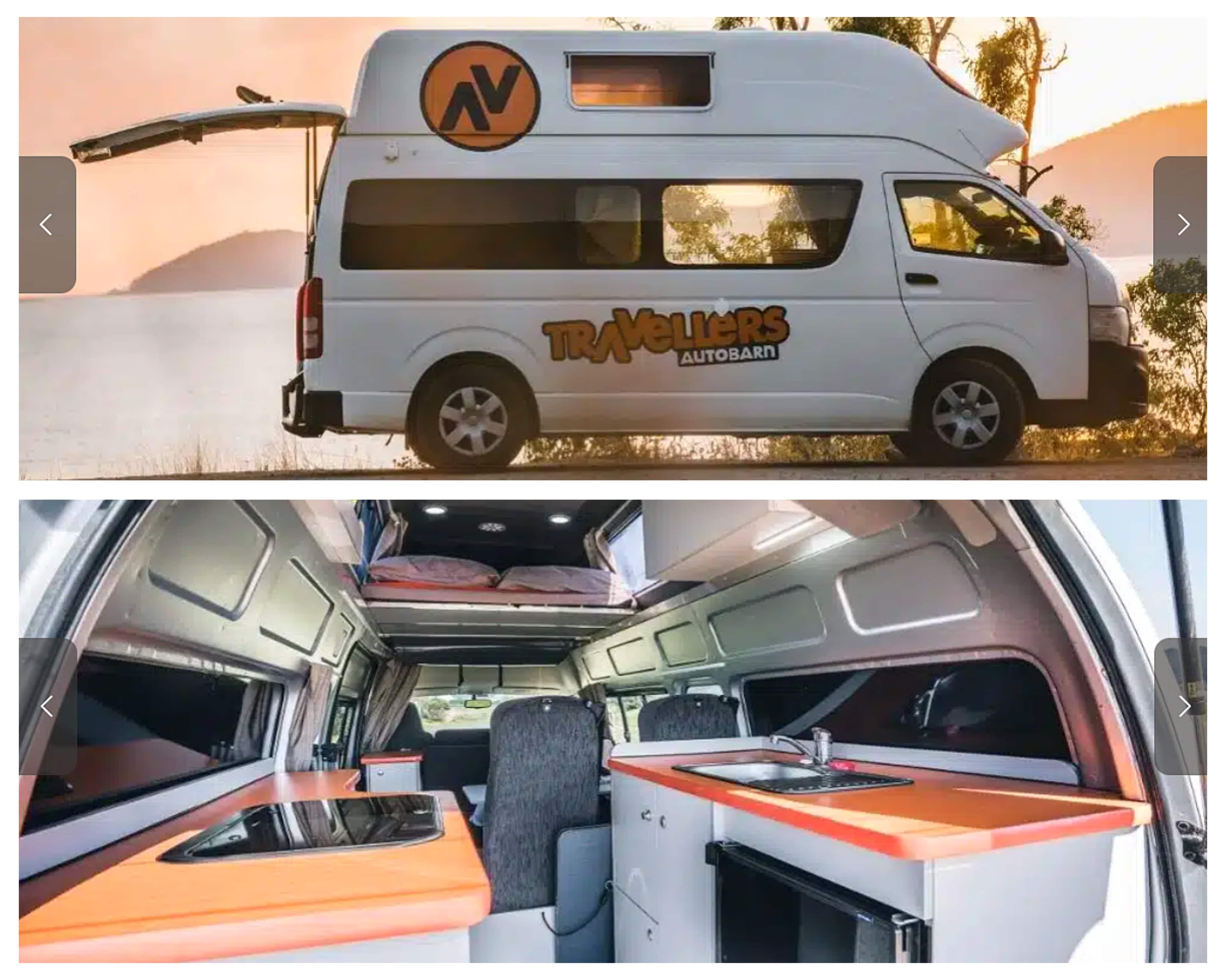 Van modèle 2-5 Berth Hi5 Campervan en Australie photos intérieur et extérieur