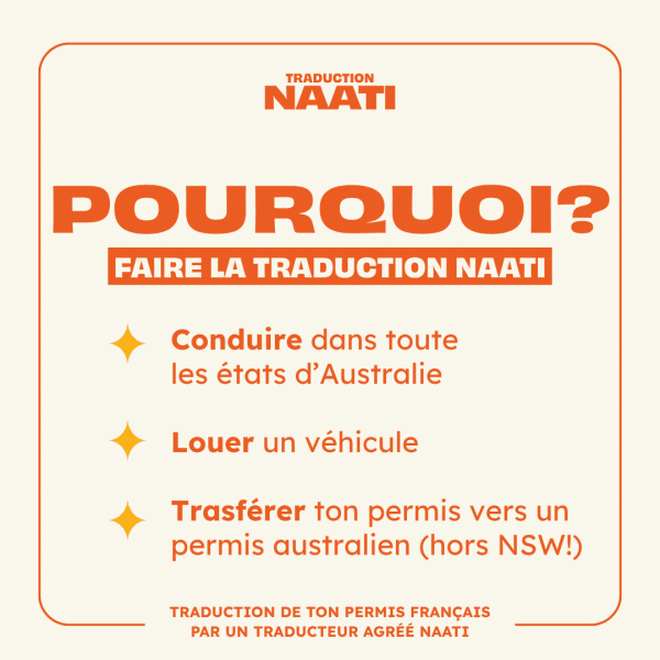 Traduction NAATI – Permis de conduire pour l’Australie – Image 4