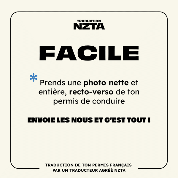 Traduction NZTA – Votre permis traduit pour la Nouvelle-Zélande – Image 2