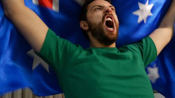 Supporter de rugby Australie